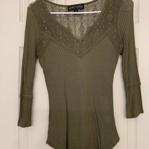 Olive Green Top from Buckle